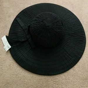 Sunhat with Bow Vintage Inspired